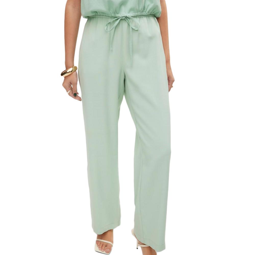 Pantalon Fluide Vert Femme Vero Moda Carmen pas cher