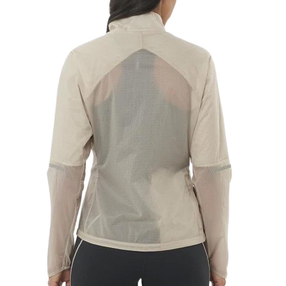 Chaqueta beige para mujer Salomon Sense Flow ver 2
