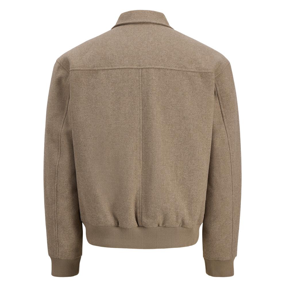 Veste Beige Homme Jack & Jones Cover Bomber vue 2
