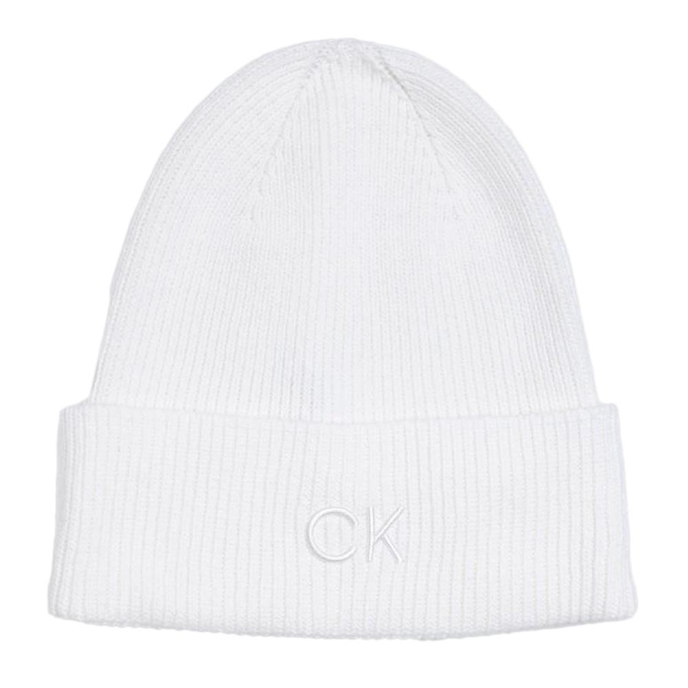 Bonnet Blanc Femme Calvin Klein Jeans Fine pas cher
