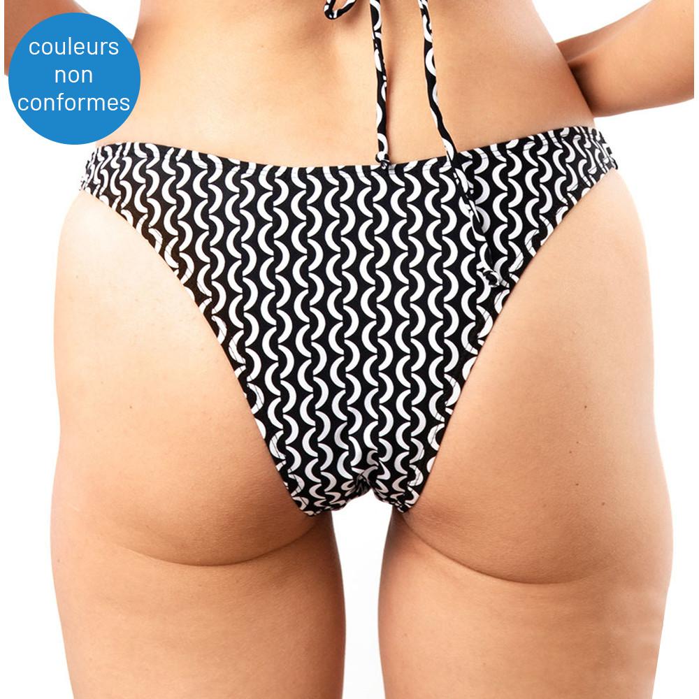 Bas de Bikini à Motif Turquoise Femme Sun Project Tanga vue 2