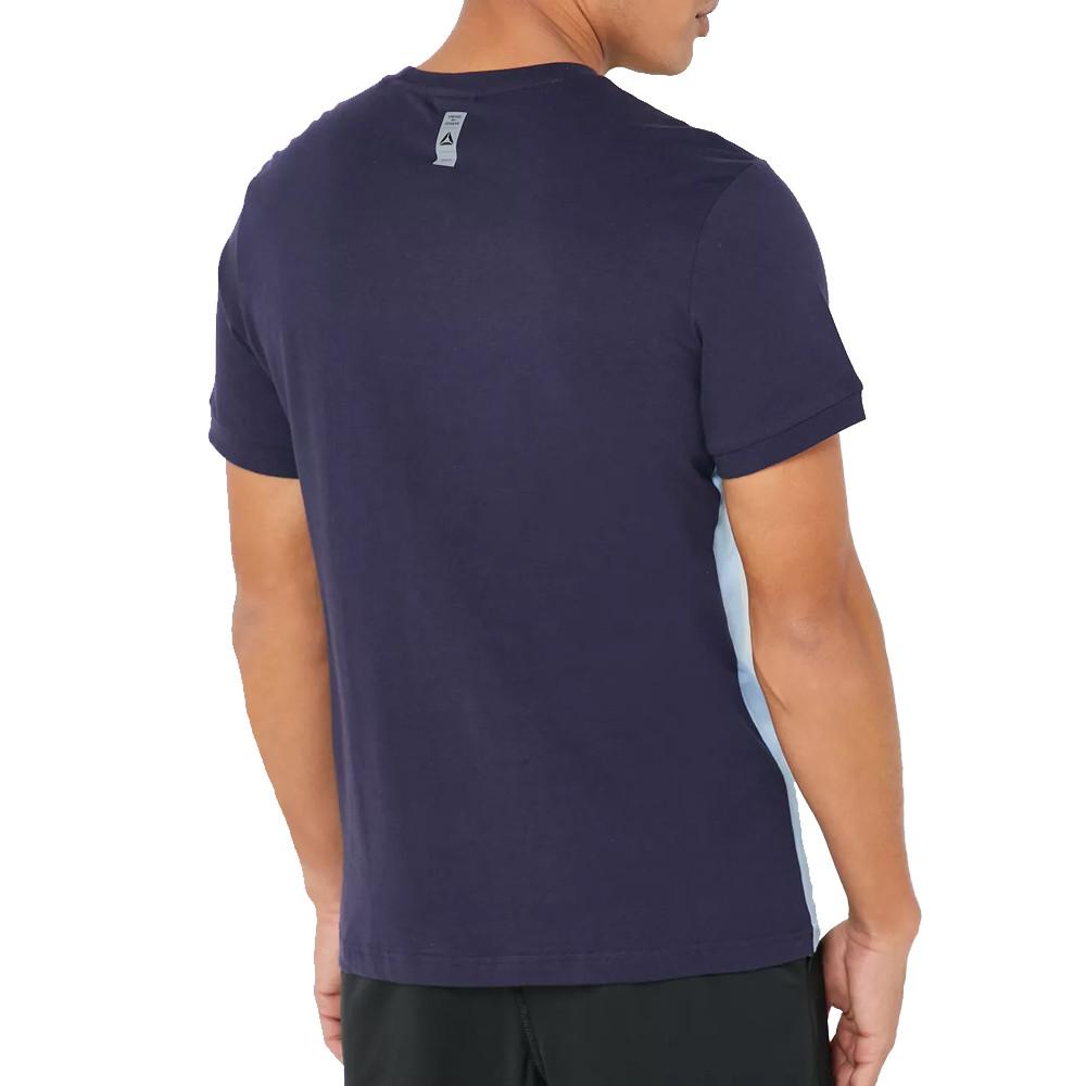 T-shirt bleu homme Reebok Les Mills vue 2