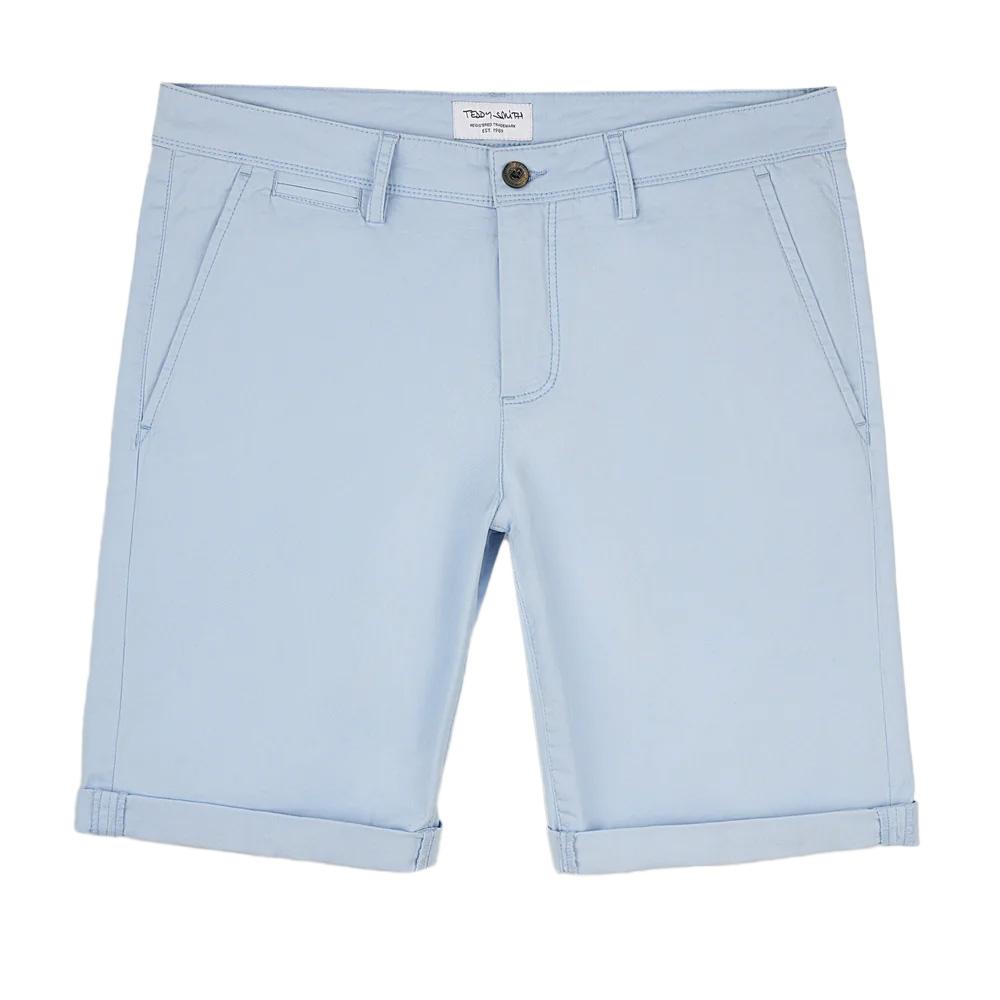 Short Bleu Homme Teddy Smith Chino 10415076D vue 2
