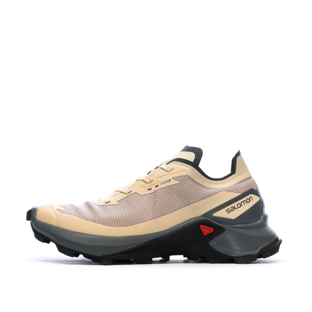 Chaussures de randonnées Beiges/Grises Femme Salomon Supercross 4 pas cher