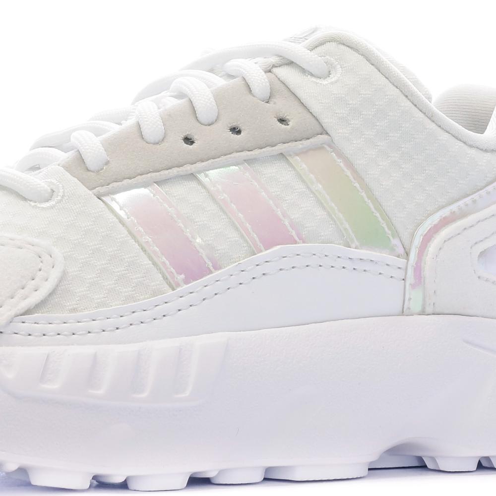 Baskets Blanches Fille Adidas Zx 22 vue 7