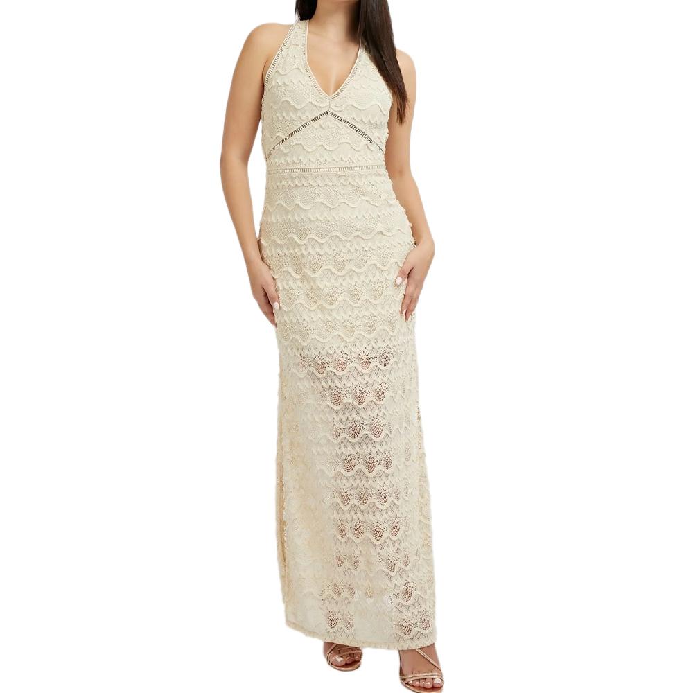 Robe Beige Femme Guess Liza pas cher