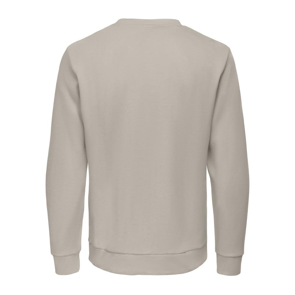 Sweat Beige Homme Only & Sons Chase vue 2