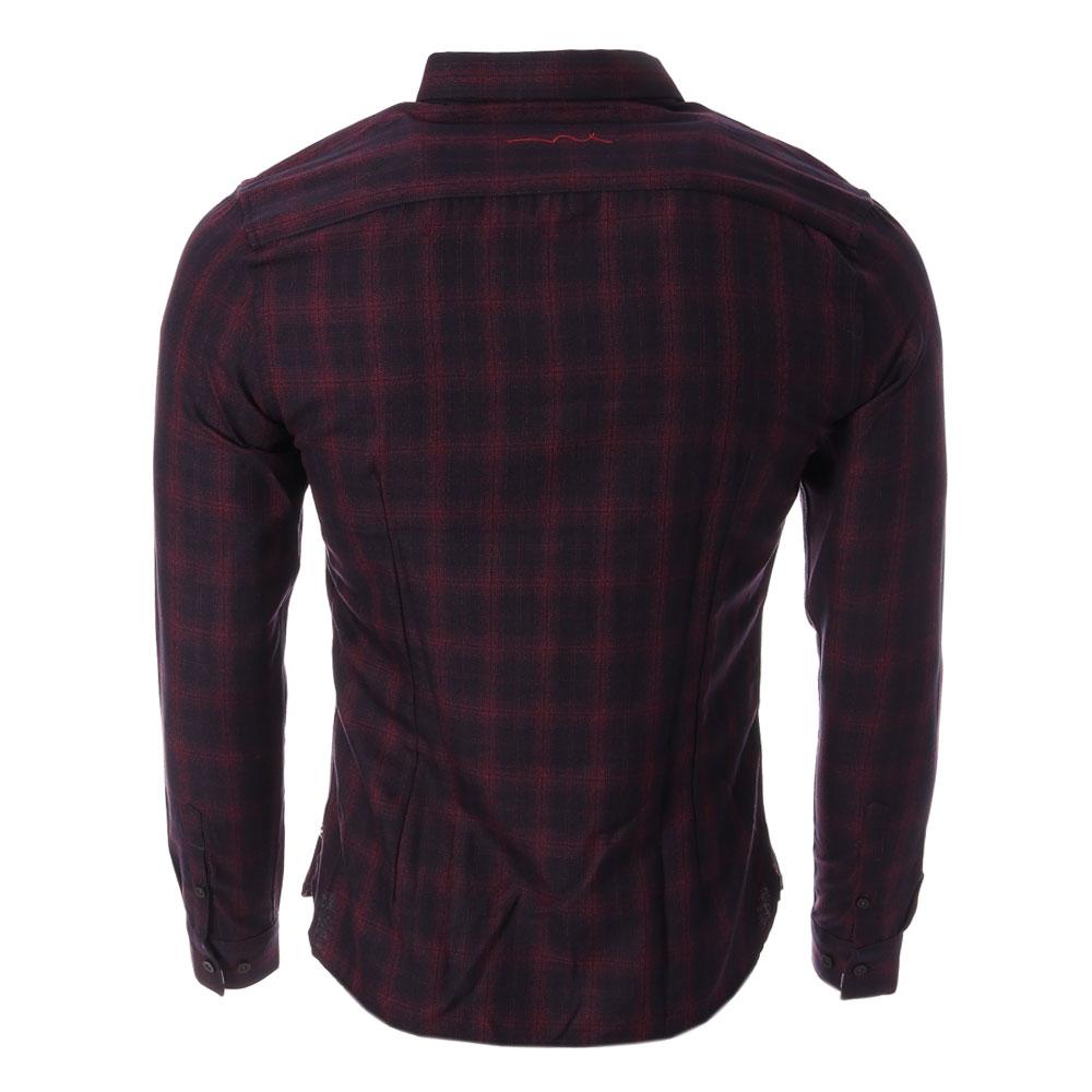 Chemises Noir/Rouge à Motifs Homme Teddy Smith Carton Ml vue 2