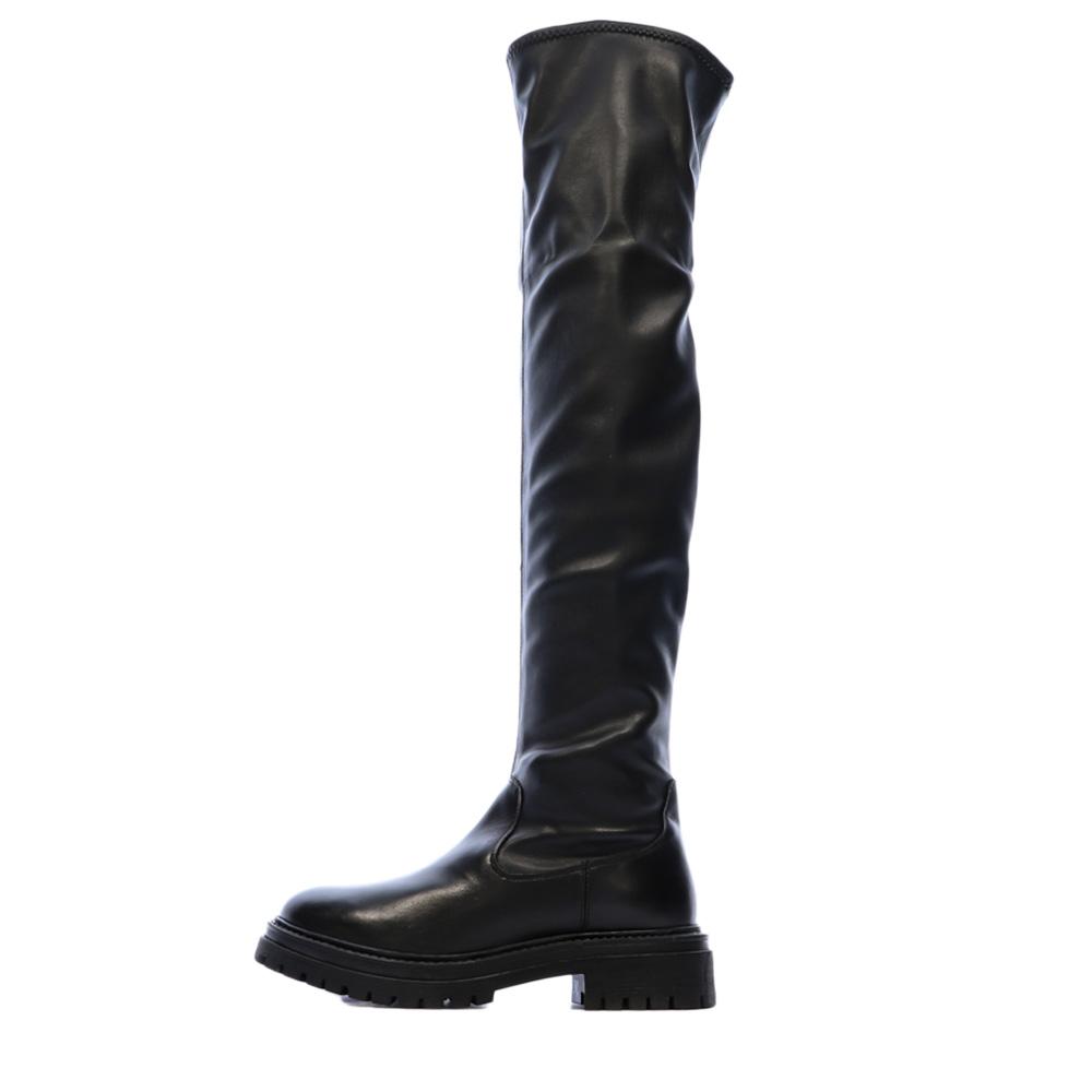 Bottes Cuissarde Noir Femme Geox Iridea pas cher