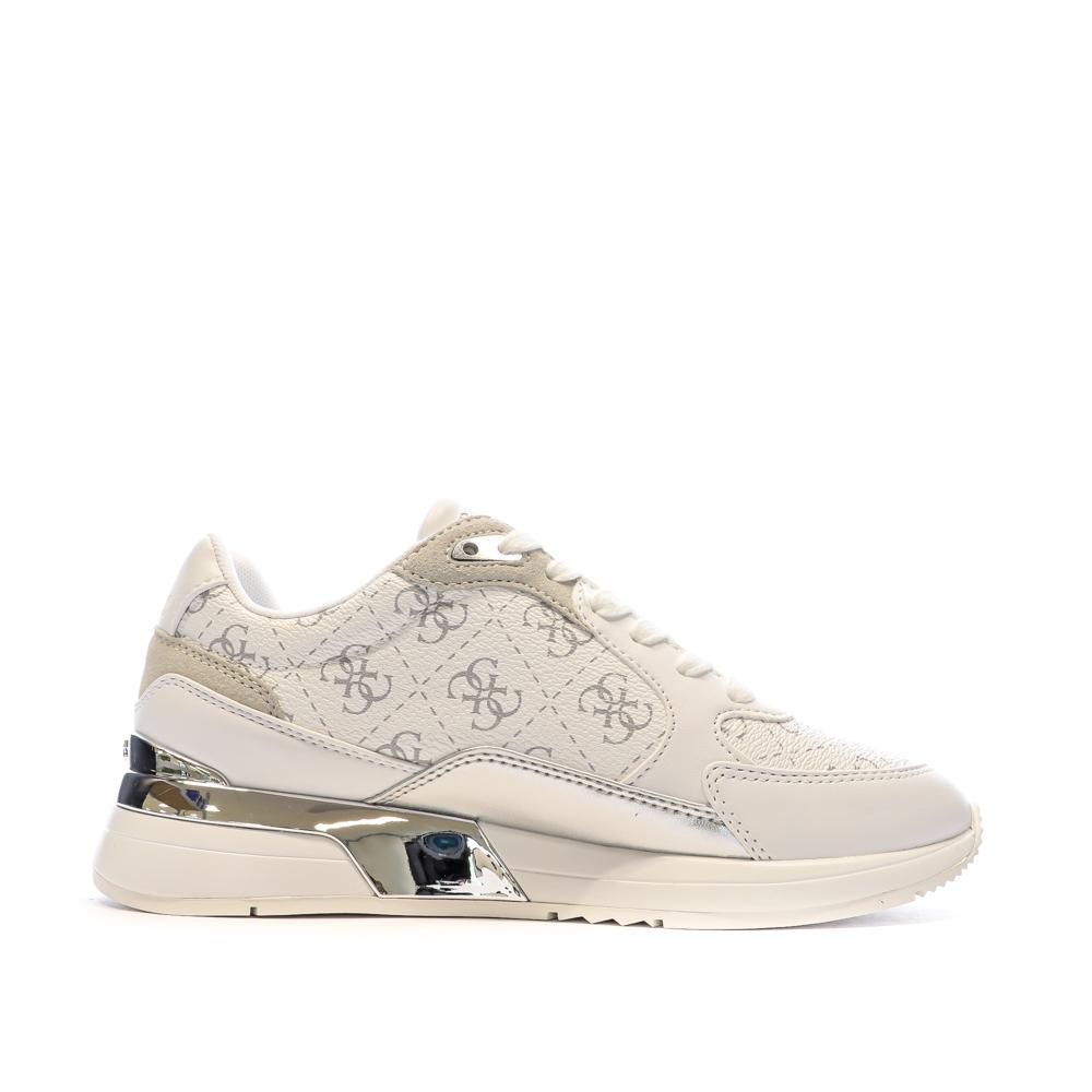 Baskets Blanches Femme Guess Moxea12 vue 2