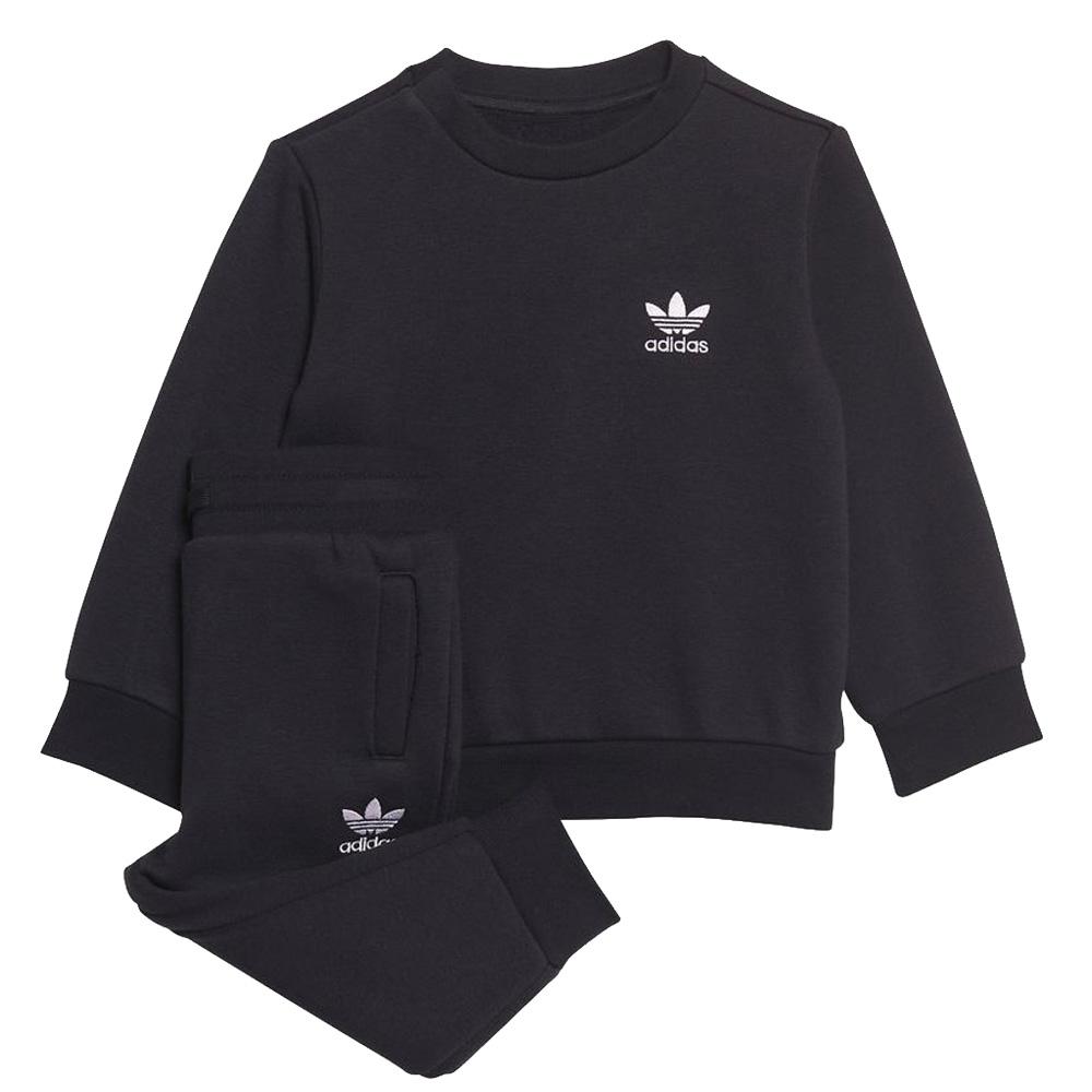 Ensemble Survêtement Noir Mixte Adidas Crew pas cher