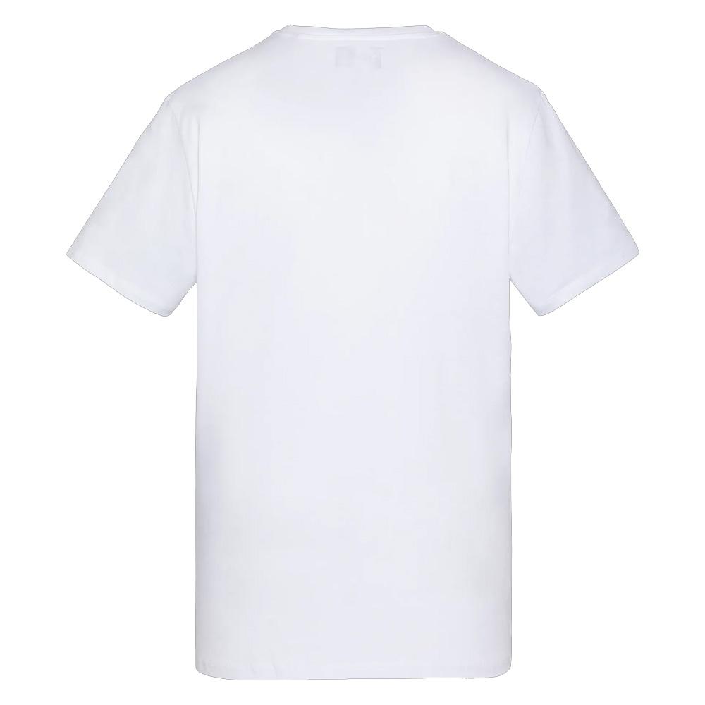 T-shirt Blanc Homme Schott TSUSTOUR vue 2