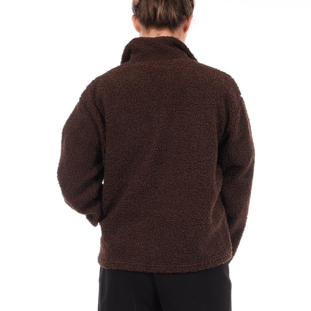 Sweat Marron Femme Pieces Pckatty vue 2
