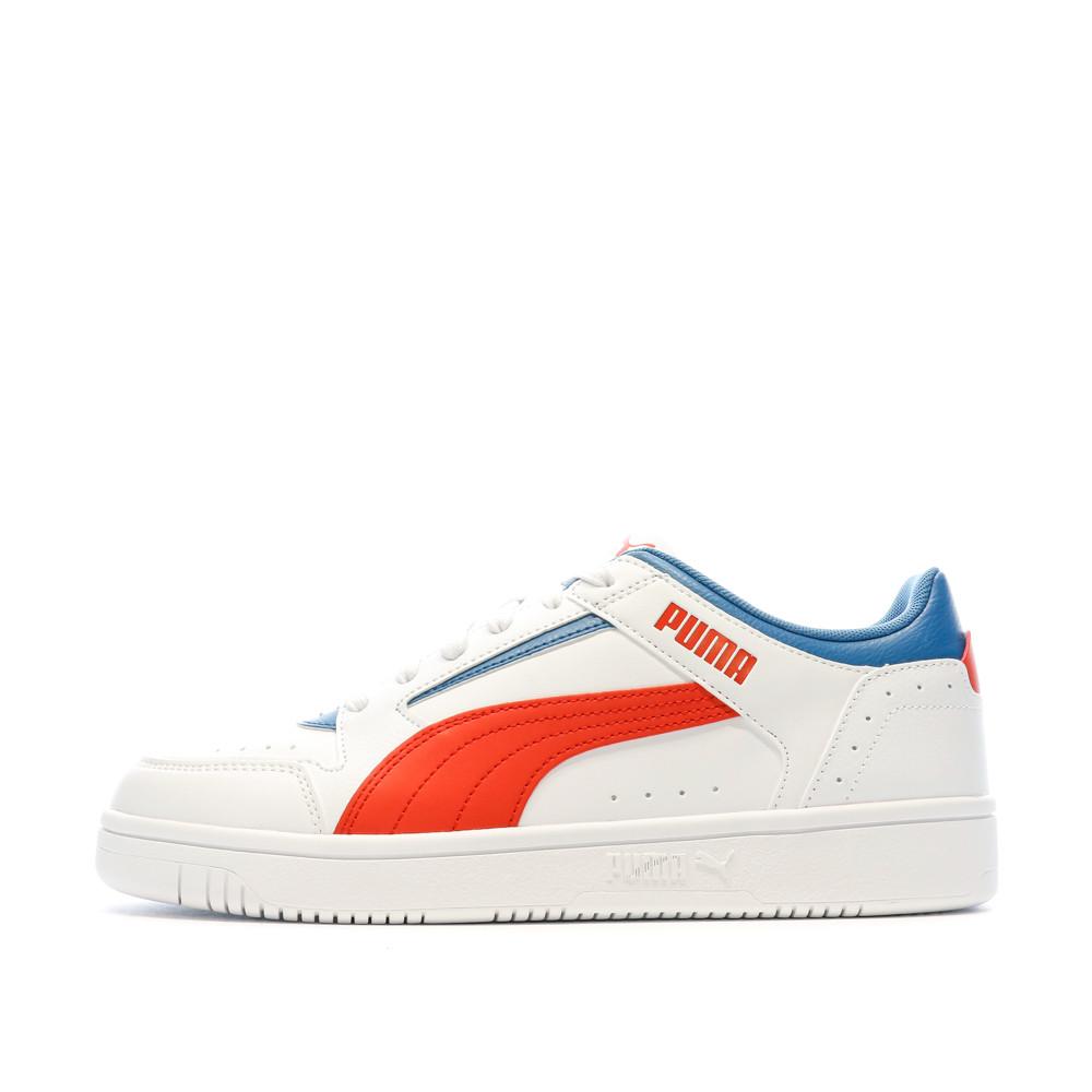 Baskets Blanches/Rouges Homme Puma Rebound Joy pas cher