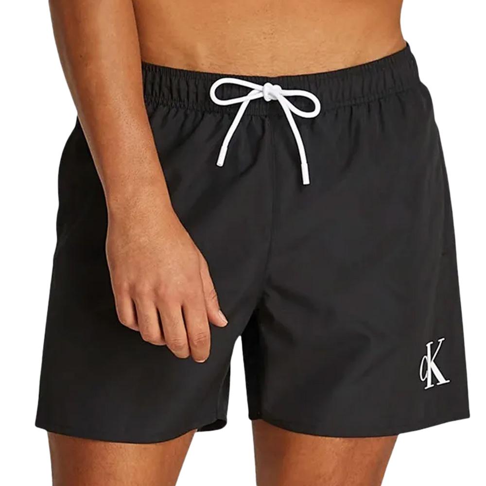 Short de Bain Marine Homme Calvin Klein Jeans Drawstring pas cher