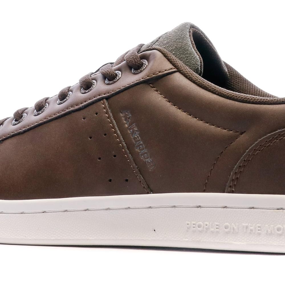 Basket Marron Homme Kappa Amber vue 7