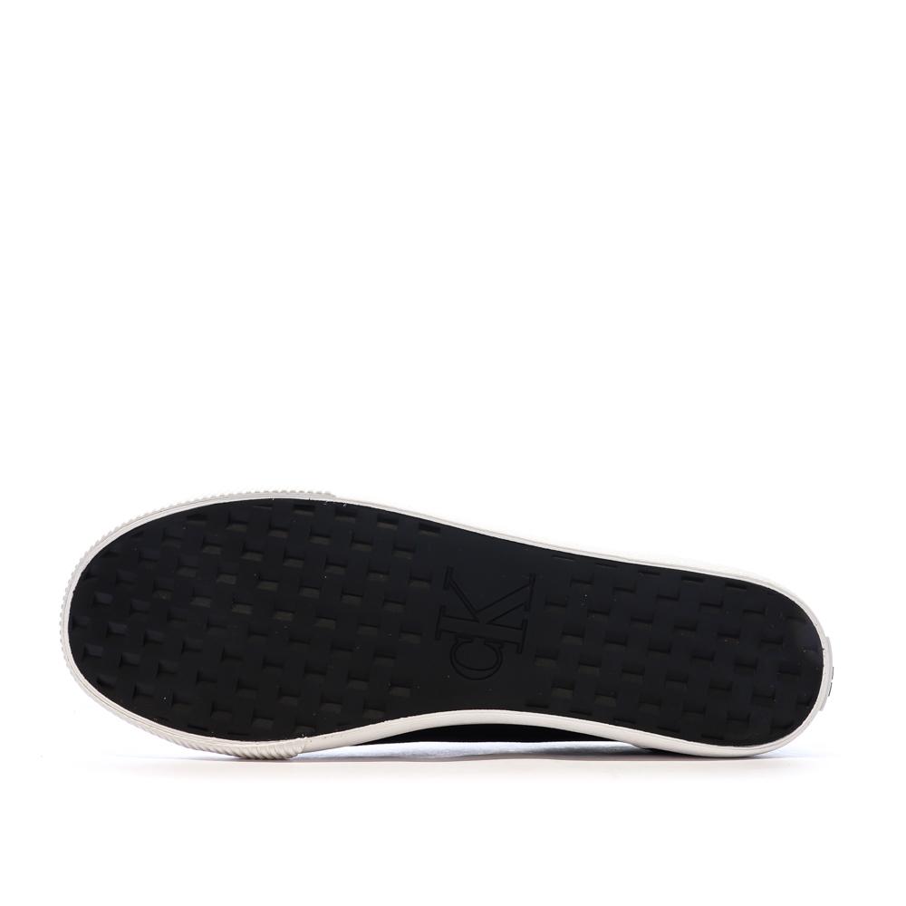 Baskets Noir/Blanc Homme Calvin Klein Jeans Ess Vulc Low vue 5