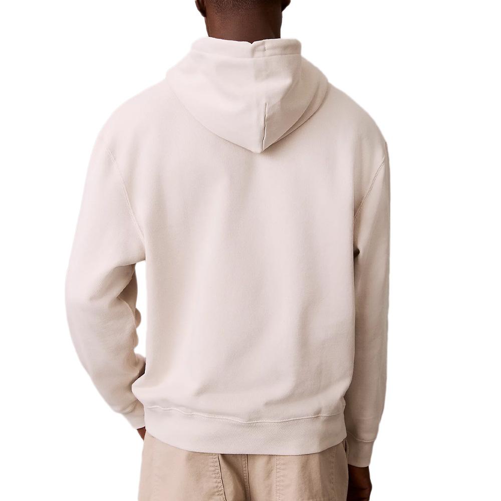 Sweat à Capuche Écru Homme Calvin Klein Jeans 350 vue 2