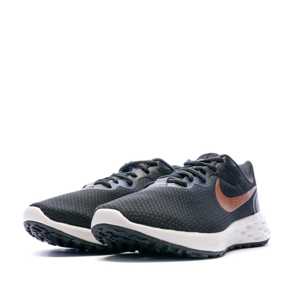 Chaussures de running Gris foncé Femme Nike Revolution 6 vue 6
