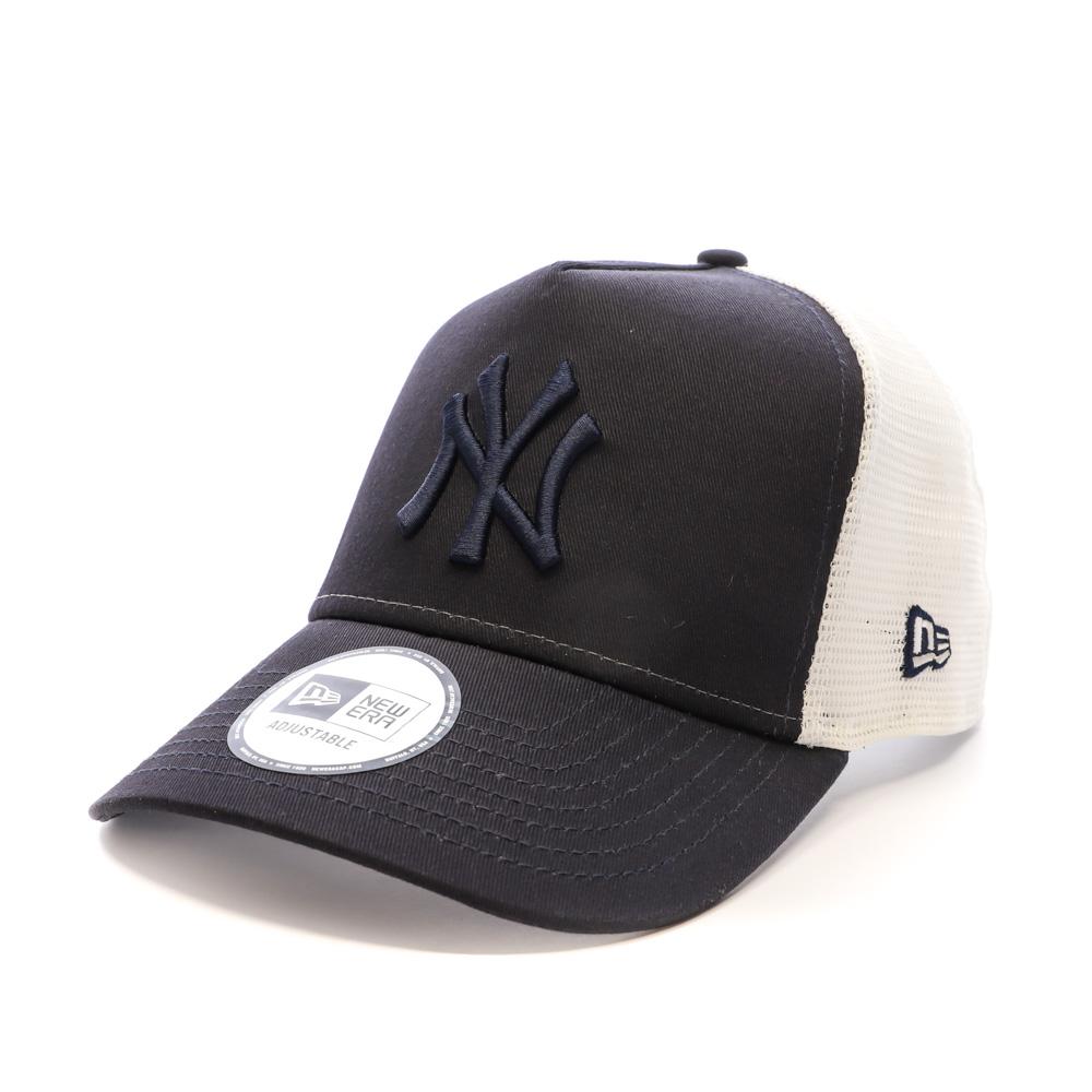 Casquette Noir/Blanche Homme New Era League Trucker Neyyan pas cher