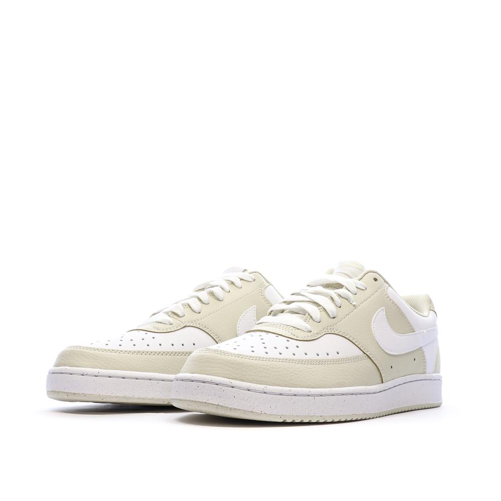 Baskets Beige/Blanches Homme Nike Court Vision Lo vue 6