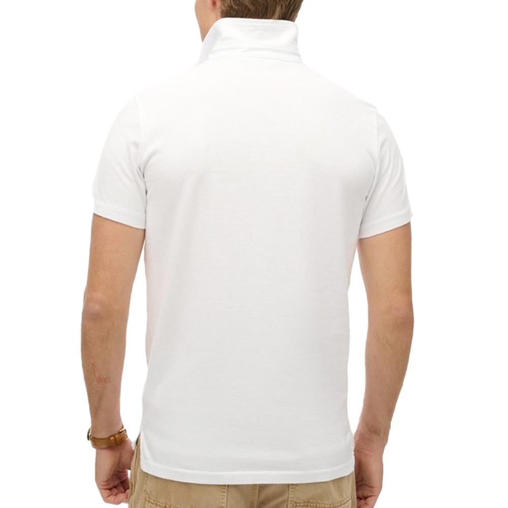 Polo Blanc Homme Superdry Classic vue 2