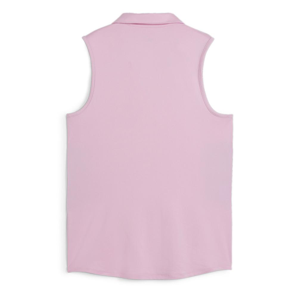 Polo Golf Rose Femme Puma Cloudspun Piped vue 2