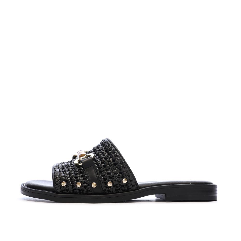 Sandales Noires Femme Carmela Brida pas cher