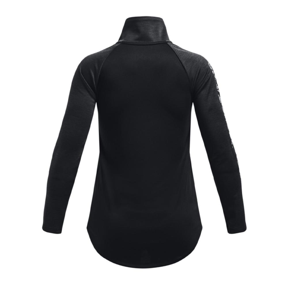 T-shirt à manches longues demi-zip Noir Fille Under Armour Tech Graphic Half vue 2
