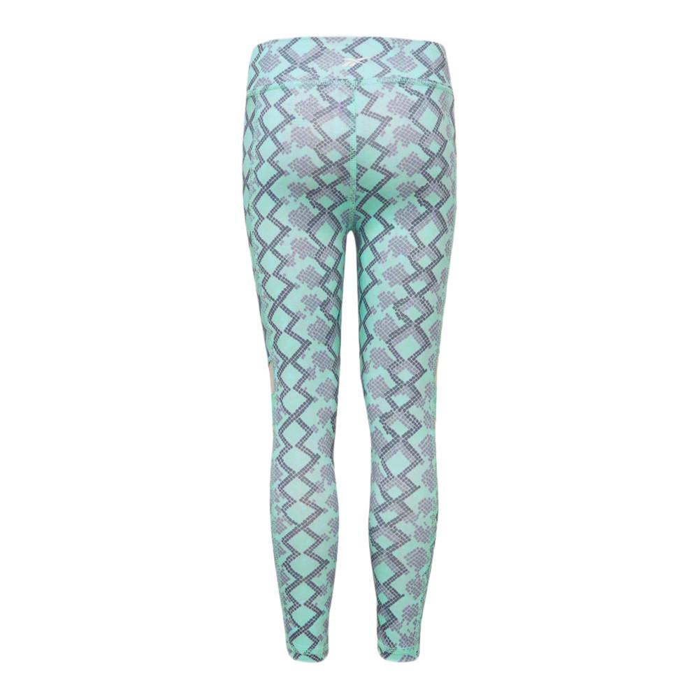 Legging Turquoise à motifs Fille Reebok Snake vue 3