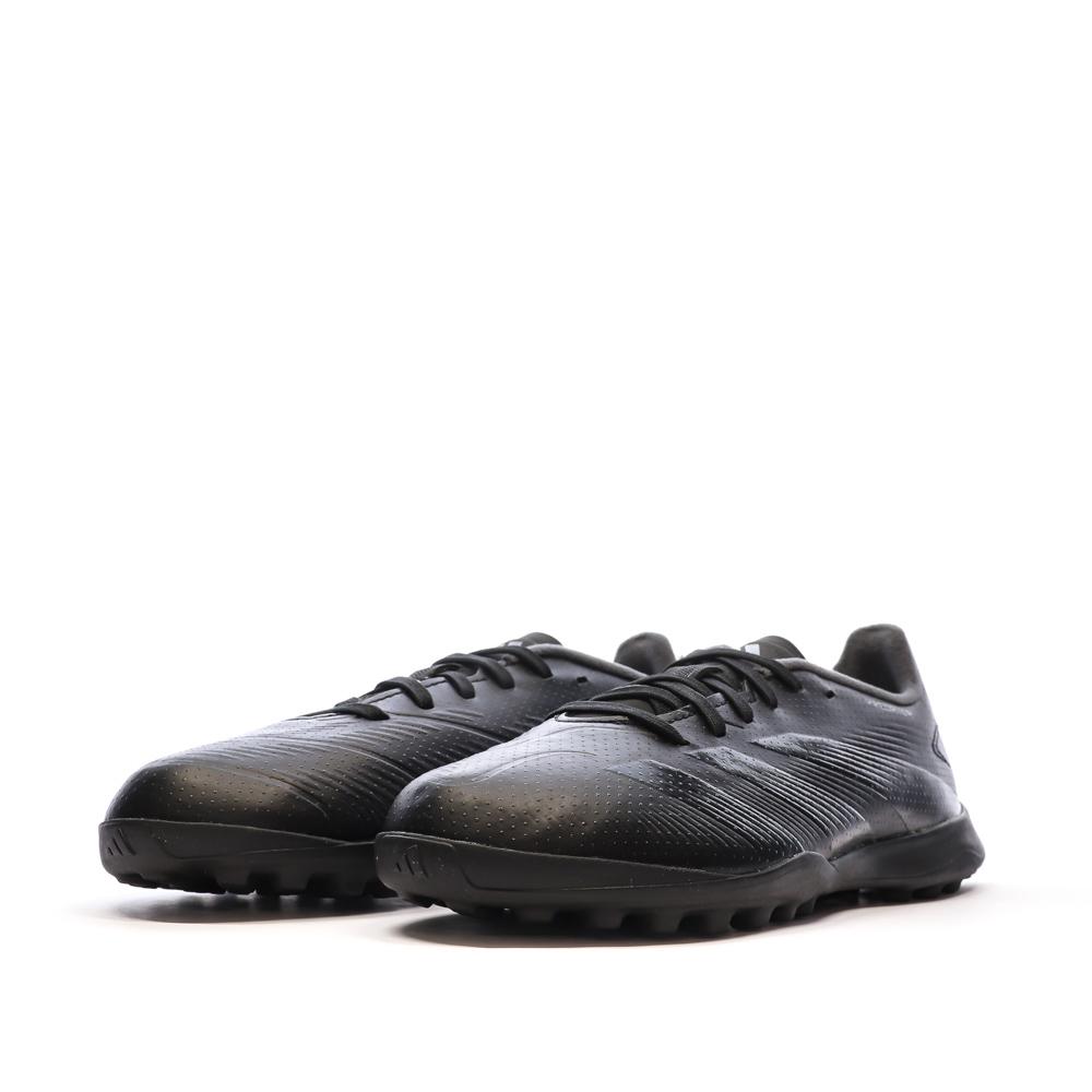 Chaussures de Football Noires Garçon Adidas Predator League vue 6