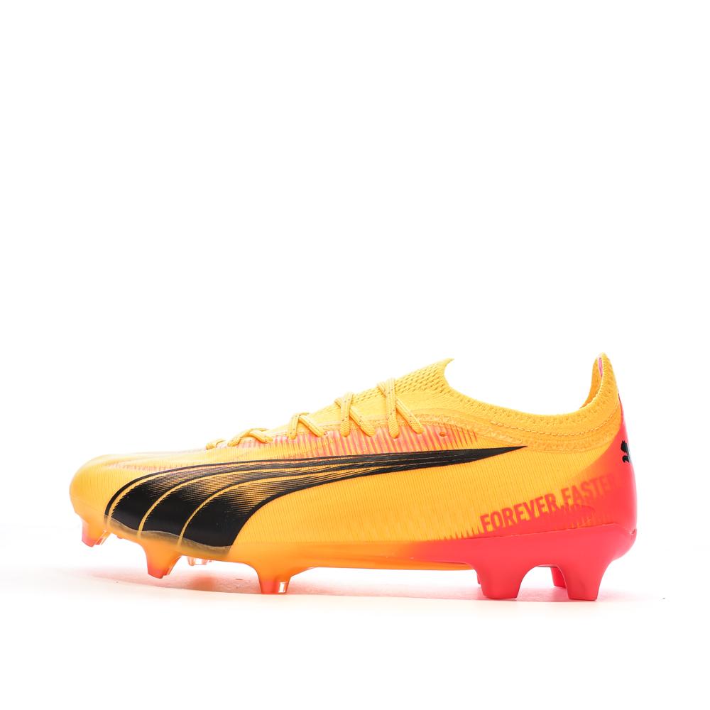 Chaussures de Football Orange Homme Puma Ultra Ultimate 107744 pas cher