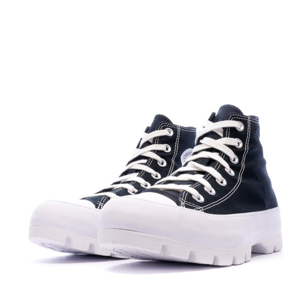 All Star Baskets Noir femme Converse Lugged vue 5