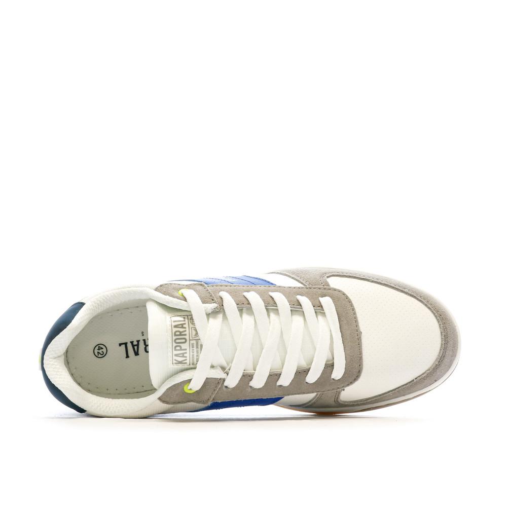 Baskets Blanc/Bleu Homme Kaporal Drake vue 4