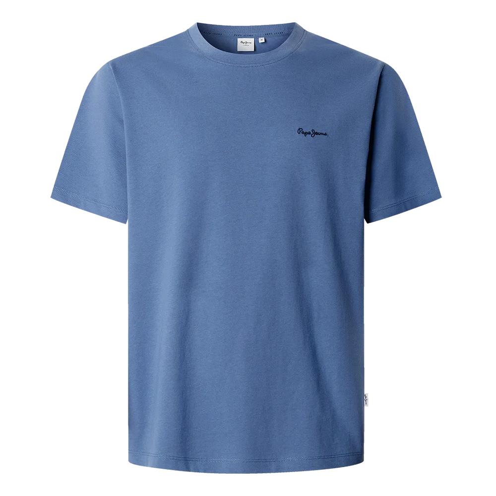 T-Shirt Bleu royal Homme Pepe jeans Contrast Connor pas cher