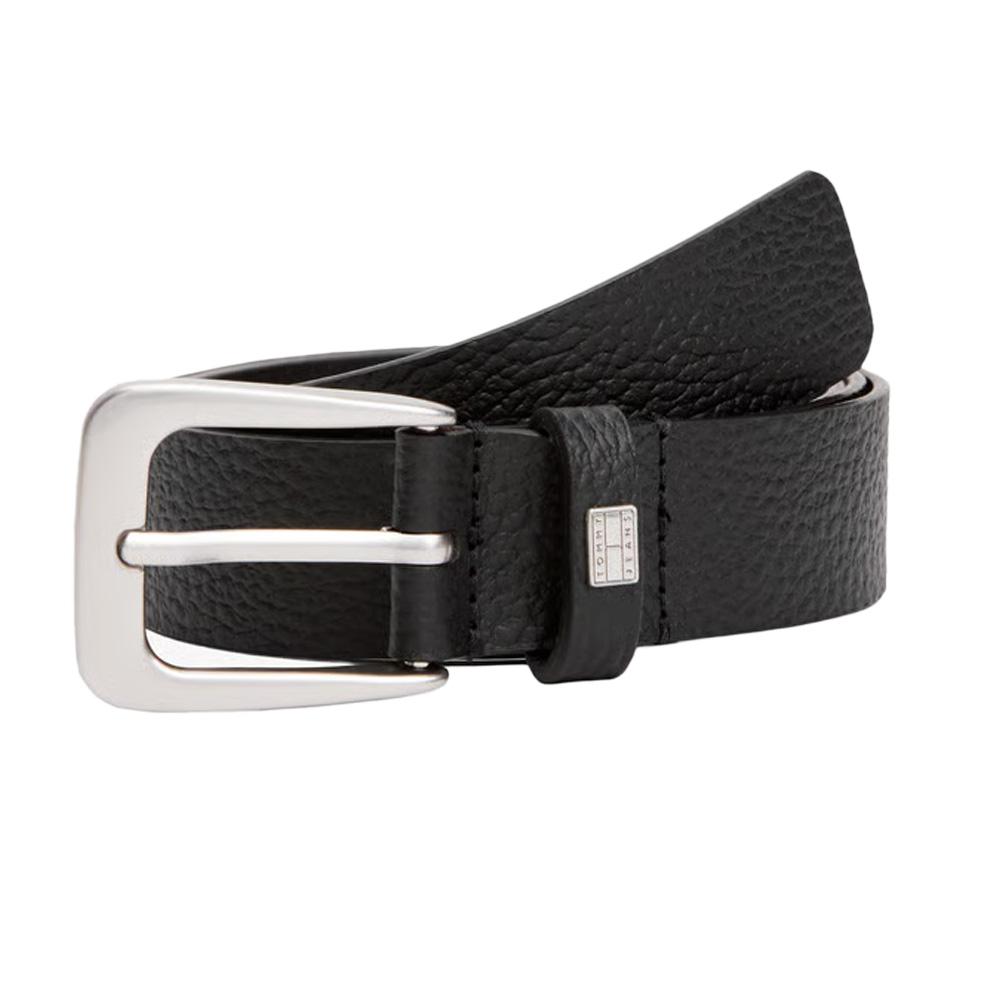 Ceinture Noire Femme Tommy Hilfiger Heritage pas cher