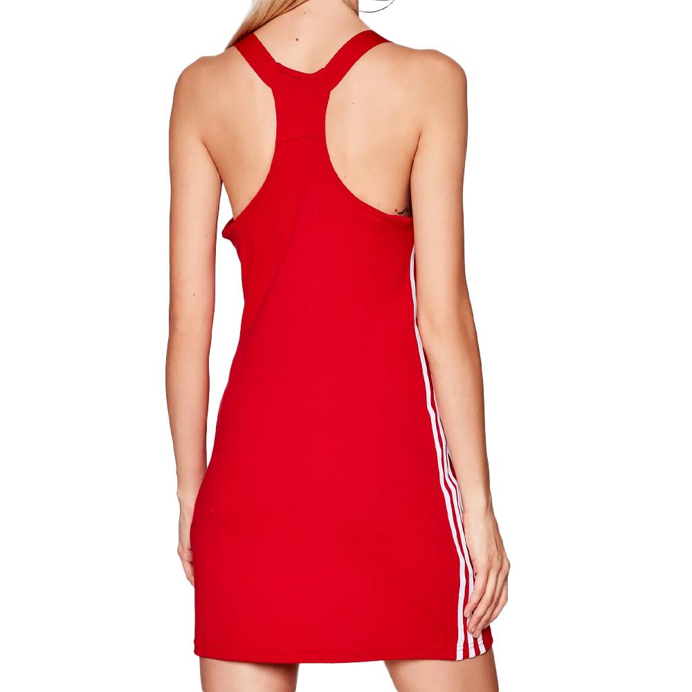 Robe Rouge Femme Adidas Racer vue 2