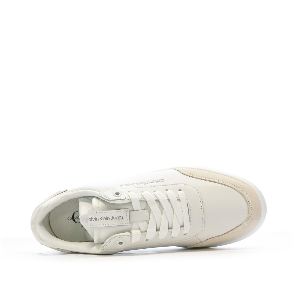 Baskets Blanches Homme Calvin Klein Jeans Casual Cupsole vue 4