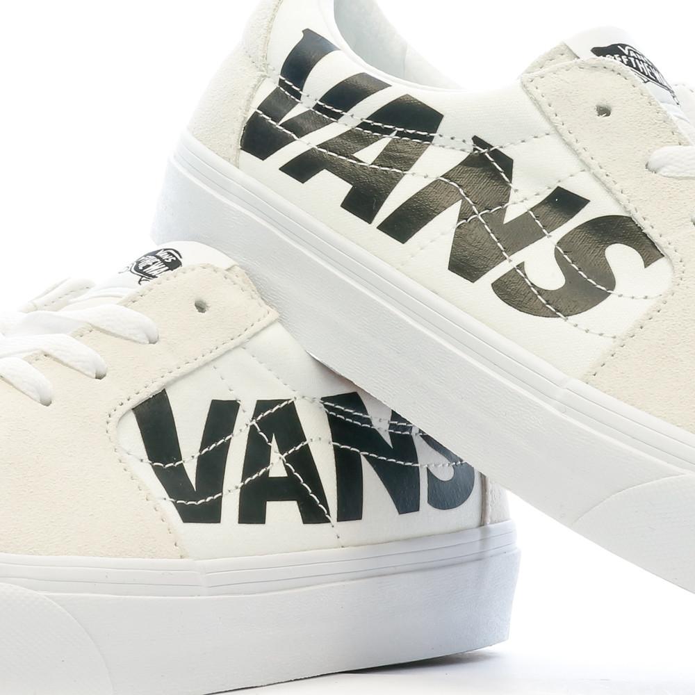 Baskets Blanches Homme Vans Ua Sk8-low vue 7