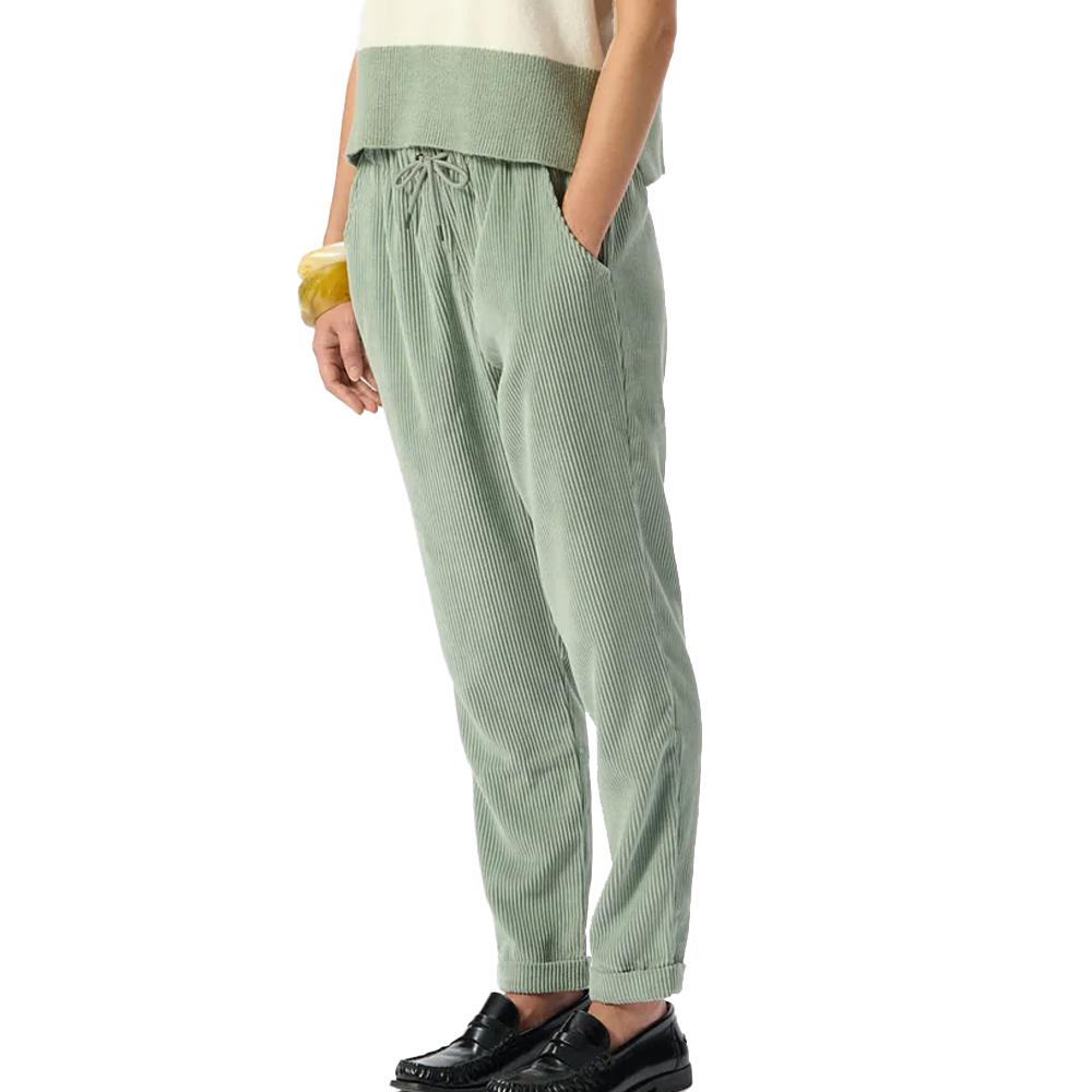 Pantalon Velours Vert Femme Teddy Smith 30116952D vue 2