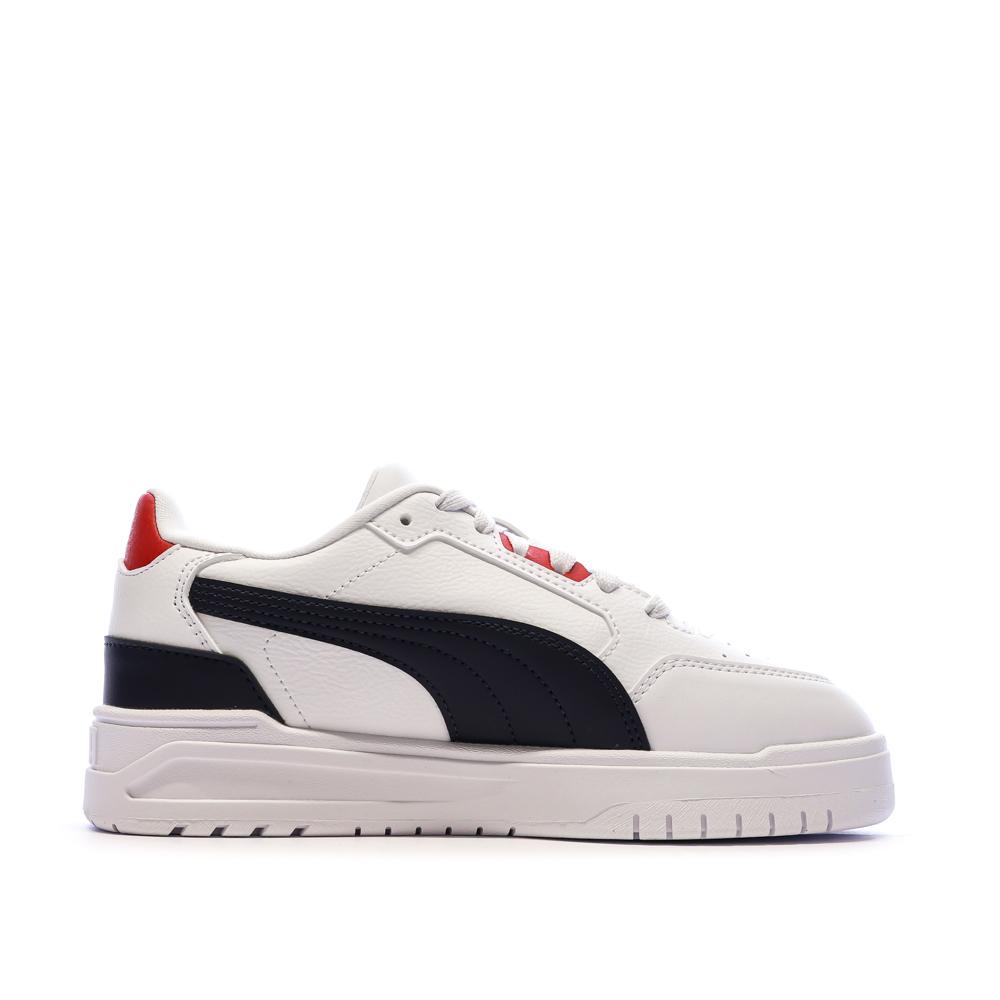 Baskets Blanches/Noires Fille Puma Shuffle Downtown vue 2