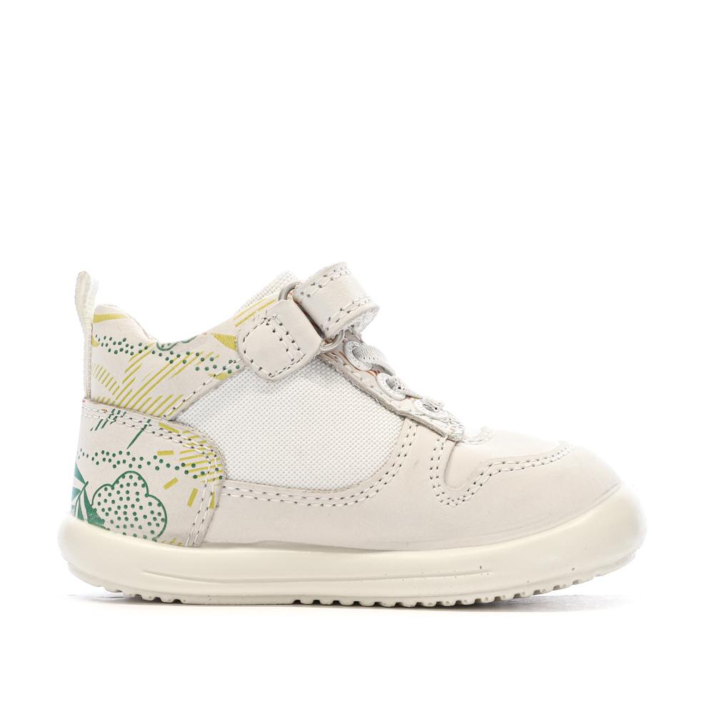 Baskets Hautes Beige Fille Kickers Bottillon vue 2