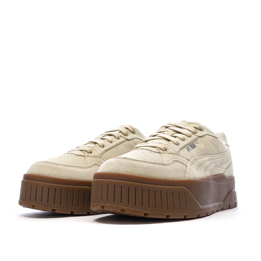 Baskets Beiges Femme Puma Karmen1 vue 6