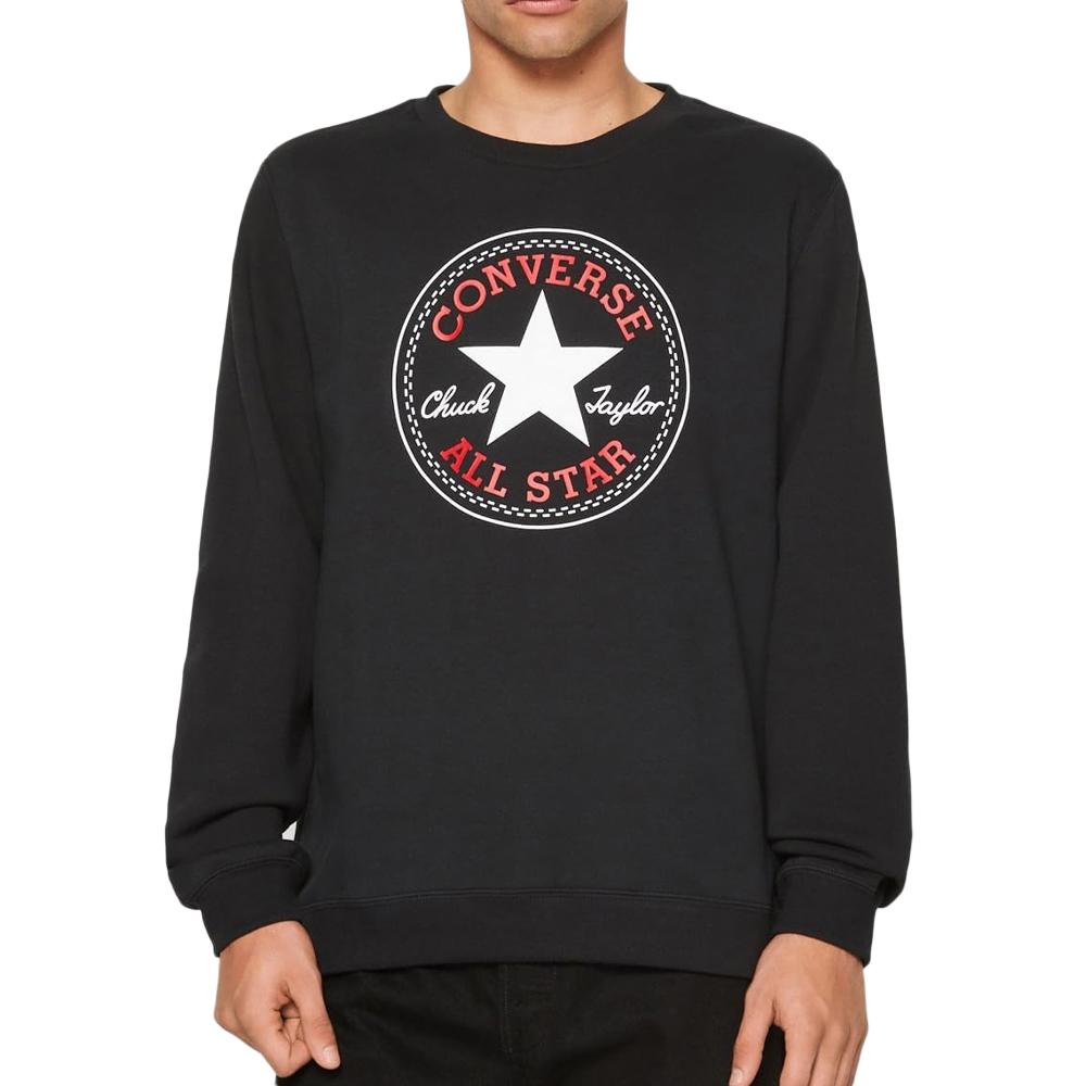 Sweat Noir Homme Converse Patch pas cher
