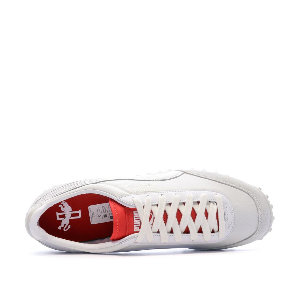 Baskets Blanches Mixte Puma Fast Rider R Dassler Legacy vue 4