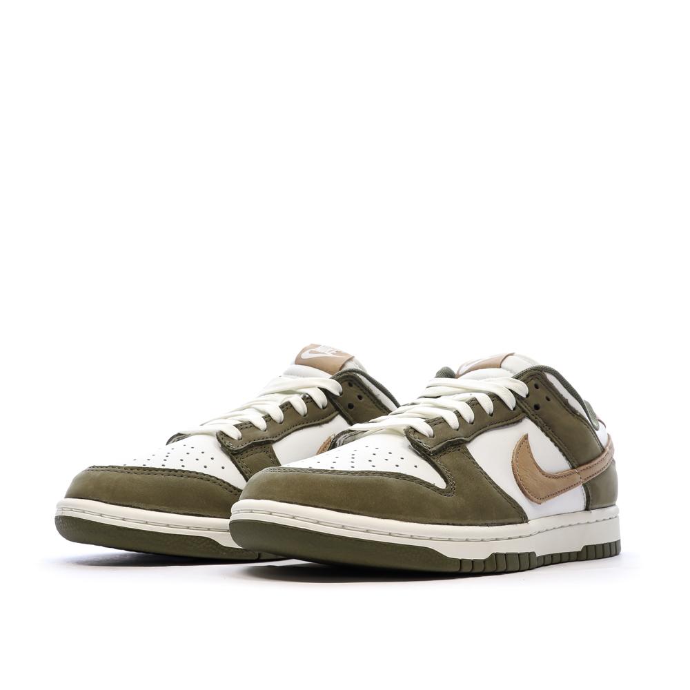 Dunk Low Baskets Vert/Blanc Homme Nike vue 6