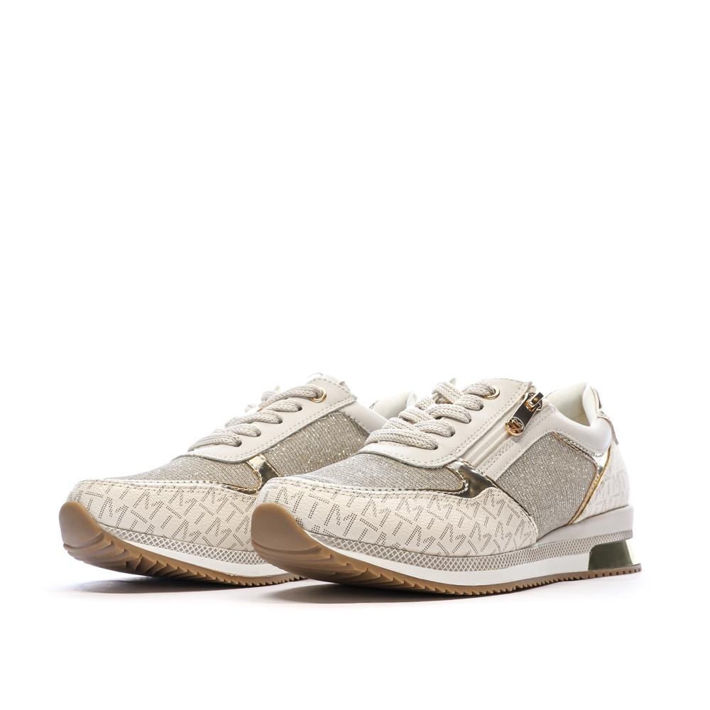 Baskets Doré Femme Marco Tozzi Cream Comb vue 6