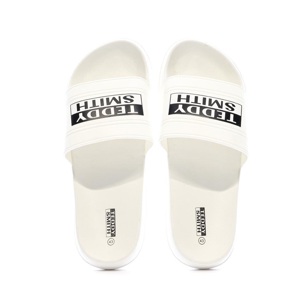 Claquettes Blanches Homme Teddy Smith vue 3