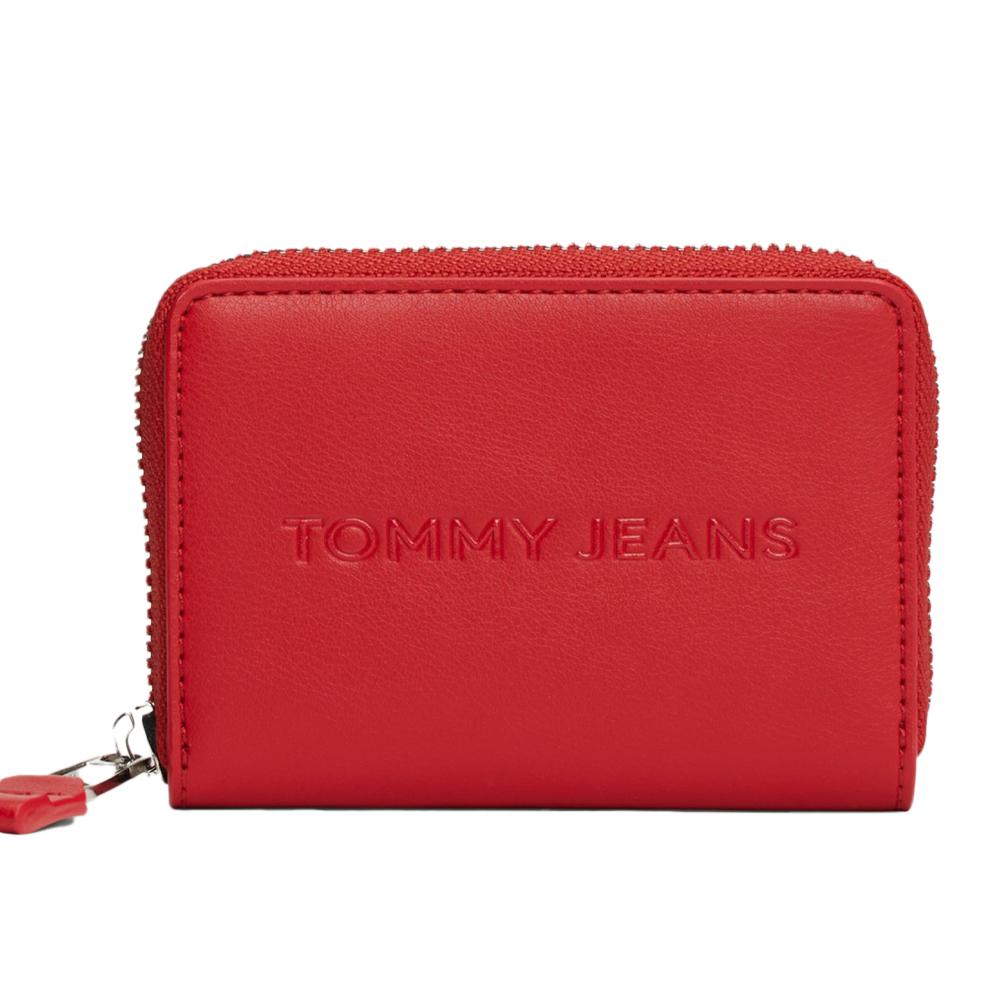 Portefeuille Rouge Femme Tommy Hilfiger Must pas cher