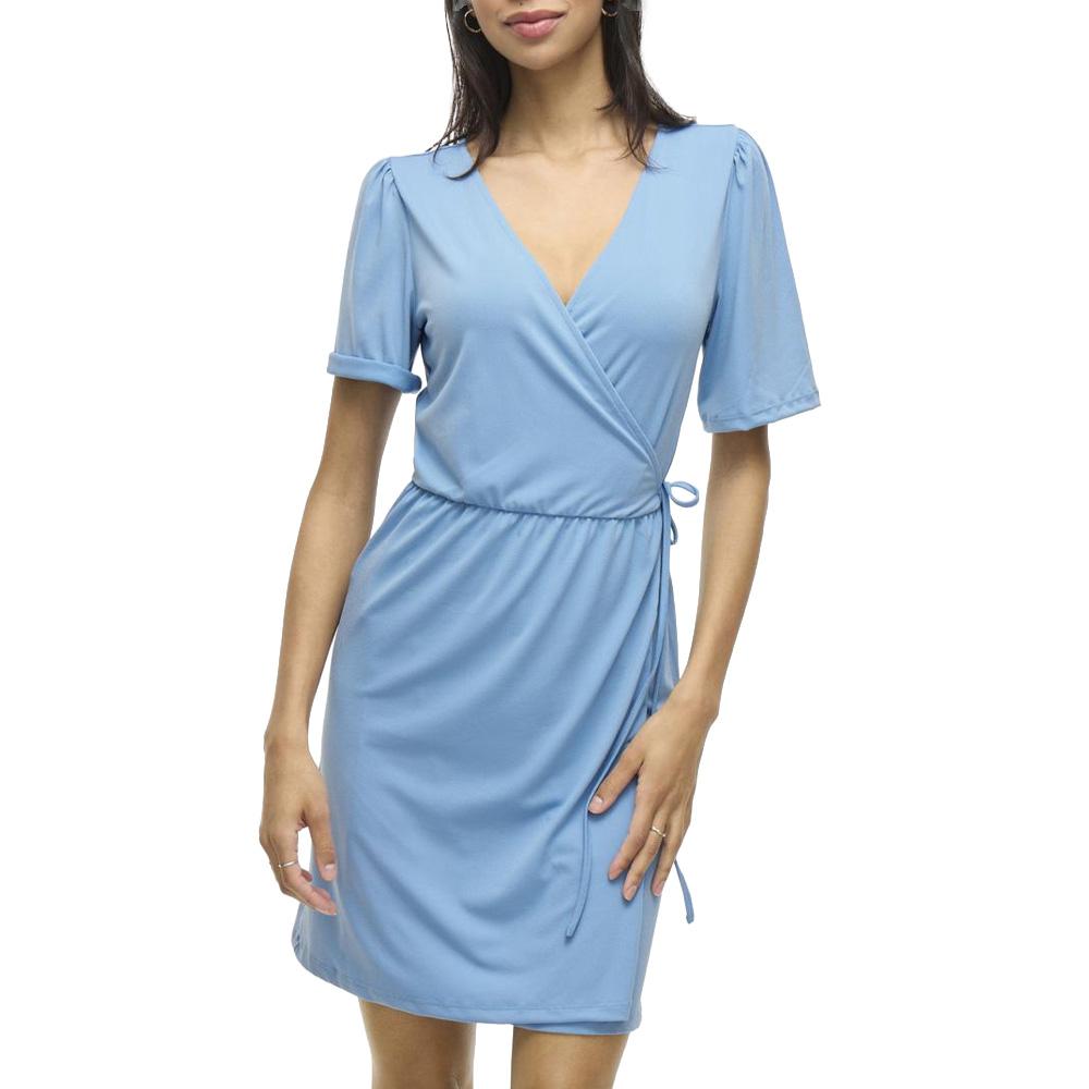 Vestido azul de mujer Vila Nayeli barato
